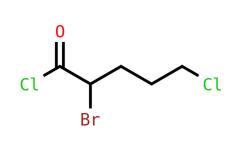 Pentanoyl chloride, 2-bromo-5-chloro-