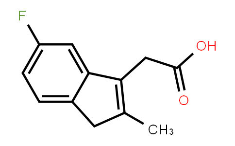 2-(6-Fluoro-2-methyl-3h-inden-1-yl)acetic acid