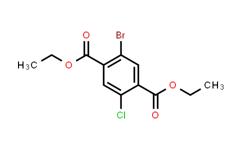 2-Bromo-5-chloroterephthalic acid diethyl ester