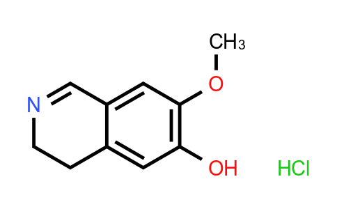7-甲氧基-3，4-二氢异喹啉-6-醇盐酸盐