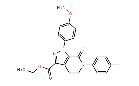 1-(4-Methoxyphenyl)-6-(4-iodophenyl)-7-oxo-4,5,6,7-tetrahydro-1h-pyrazolo[3,4-c]pyridine-3-carboxylic acid ethyl ester