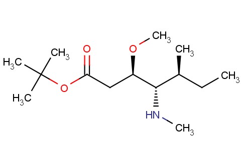 (3R,4S,5S)-tert-Butyl 3-methoxy-5-methyl-4-(methylamino)heptanoate