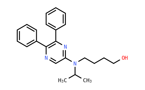 4-((5,6-Diphenylpyrazin-2-YL)(isopropyl)amino)butan-1-ol