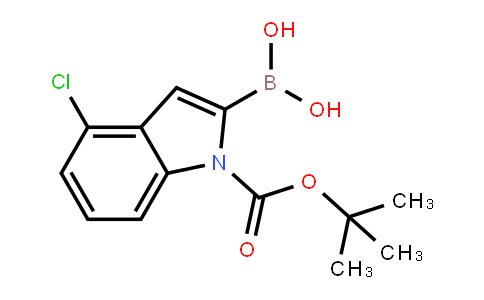 1-Boc-4-chloro-1h-indole-2-boronic acid