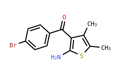 2-氨基-4,5-二甲基噻吩-3-基)(4-溴苯基)甲酮