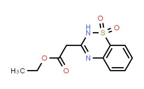 2H-1,2,4-Benzothiadiazine-3-acetic acid ethyl ester 1,1-dioxide