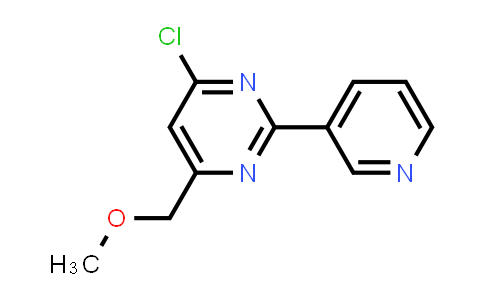 4-CHLORO-6-(METHOXYMETHYL)-2-(3-PYRIDYL)PYRIMIDINE