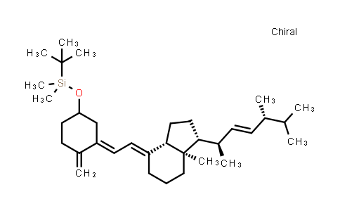 tert-butyl((E)-3-((E)-2-((1R,3aS,7aR)-1-((2R,5R,E)-5,6-dimethylhept-3-en-2-yl)-7a-methyldihydro-1H-inden-4(2H,5H,6H,7H,7aH)-ylidene)ethylidene)-4-methylenecyclohexyloxy)dimethylsilane