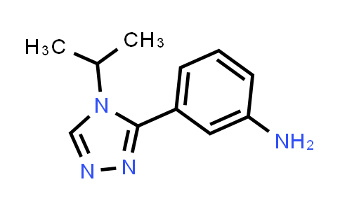 3-(4-isopropyl-4H-1,2,4-triazol-3-yl)benzenamine