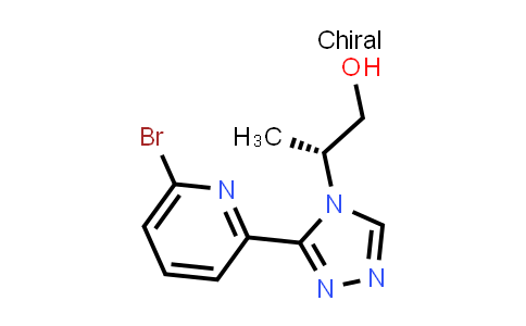 (R)-2-(3-(6-bromopyridin-2-yl)-4H-1,2,4-triazol-4-yl)propan-1-ol