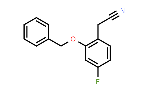 2-(2-(benzyloxy)-4-fluorophenyl)acetonitrile