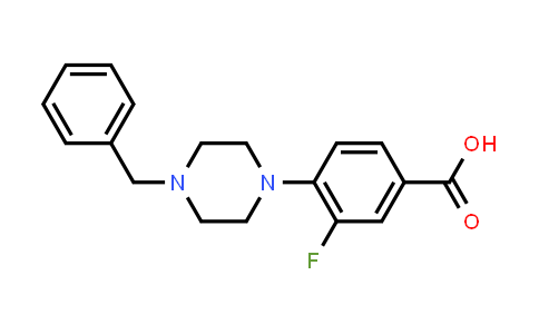 4-(4-Benzyl-1-piperazinyl)-3-fluorobenzoic Acid