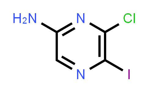 6-氯-5-碘吡嗪-2-氨