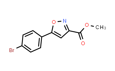 METHYL 5-(4-BROMOPHENYL)ISOXAZOLE-3-CARBOXYLATE