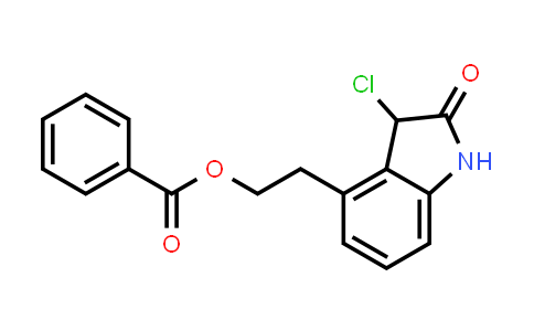 4-[2-(苯甲酰氧基)乙基]-3-氯-1,3-二氢-2H-吲哚-2-酮