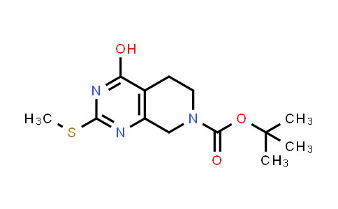 tert-butyl 4-hydroxy-2-(methylthio)-5,8-dihydropyrido[3,4-d]pyrimidine-7(6H)-carboxylate