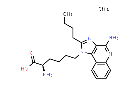 (R)-2-amino-6-(4-amino-2-butyl-1H-imidazo[4,5-c]quinolin-1-yl)hexanoic acid