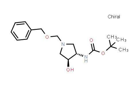 tert-butyl ((3S,4S)-1-((benzyloxy)methyl)-4-hydroxypyrrolidin-3-yl)carbamate