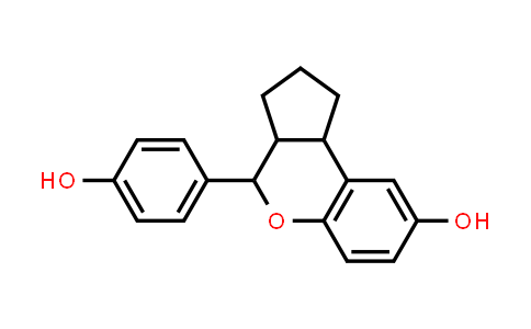 4-(4-hydroxyphenyl)-1,2,3,3a,4,9b-hexahydrocyclopenta[c]chromen-8-ol