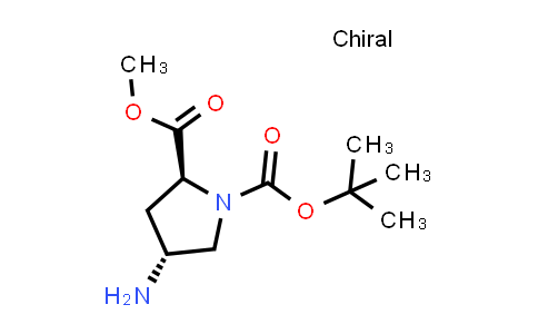 (2S,4R)-4-aMino-pyrrolidine-1,2-dicarboxylic acid 1-tert-butyl ester 2-methyl ester