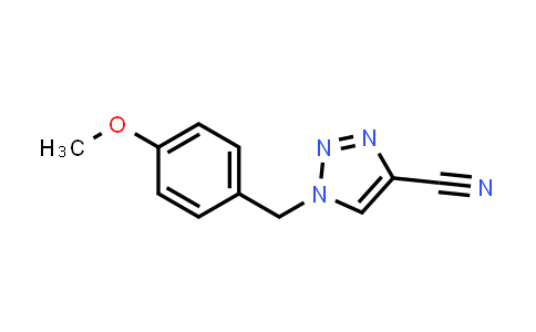 1-(4-Methoxy-benzyl)-1H-[1,2,3]triazole-4-carbonitrile