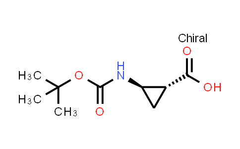 Trans-2-tert-butoxycarbonylamino-cyclopropanecarboxylic acid