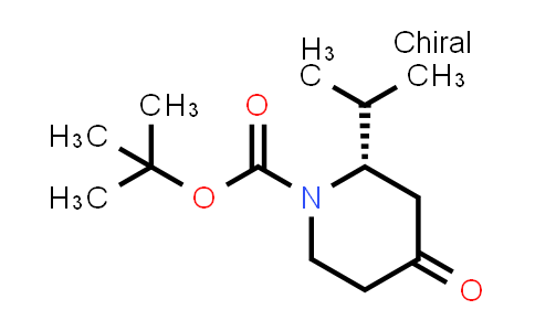 (2S)-1-N-Boc-2-isopropyl-piperidin-4-one