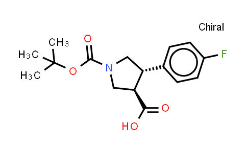 (+/-)-Trans-1-boc-4-(4-fluoro-phenyl)-pyrrolidine-3-carboxylic acid