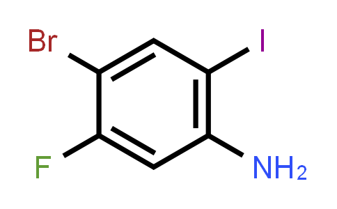 4-Bromo-5-fluoro-2-iodo-phenylamine