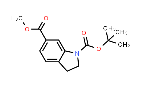 2,3-Dihydro-indole-1,6-dicarboxylic acid 1-tert-butyl ester 6-methyl ester