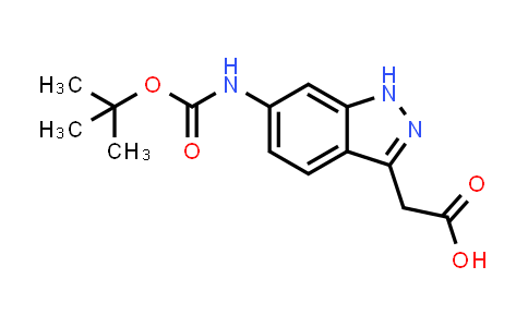 (6-Tert-butoxycarbonylamino-1H-indazol-3-YL)-acetic acid