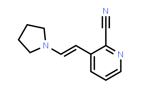 3-(2-Pyrrolidin-1-YL-vinyl)-pyridine-2-carbonitrile