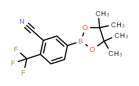 5-(4,4,5,5-Tetramethyl-[1,3,2]dioxaborolan-2-YL)-2-trifluoromethyl-benzonitrile