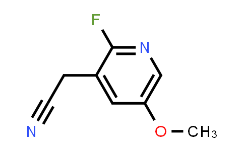 (2-Fluoro-5-methoxy-pyridin-3-YL)-acetonitrile