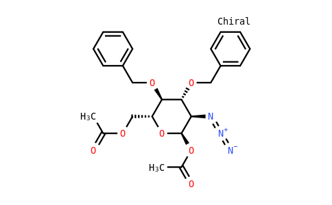 1,6-Di-O-acetyl-2-azido-3,4-di-O-benzyl-2-deoxy-alpha-D-glucopyranose