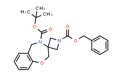1-Benzyl 4'-tert-butyl 2'H-spiro[azetidine-3,3'-benzo[F][1,4]oxazepine]-1,4'(5'H)-dicarboxylate