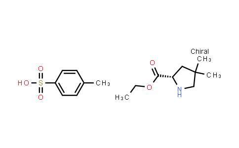 (S)-4,4-Dimethyl-pyrrolidine-2-carboxylic acid ethyl ester tosylate