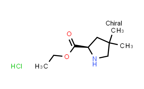 (R)-4,4-Dimethyl-pyrrolidine-2-carboxylic acid ethyl ester hydrochloride