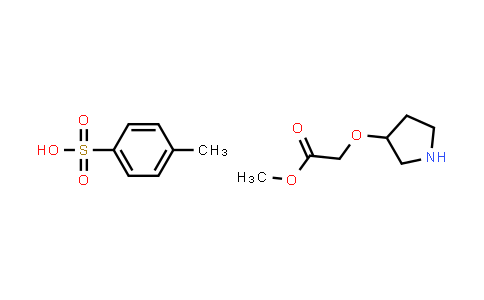 (Pyrrolidin-3-yloxy)-acetic acid methyl ester tosylate