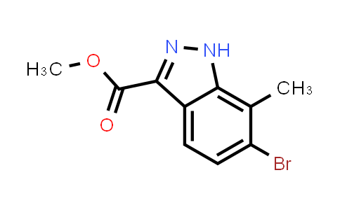 6-Bromo-7-methyl-1H-indazole-3-carboxylic acid methyl ester
