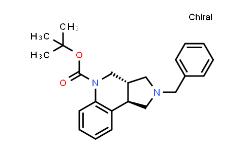 Trans-2-benzyl-1,2,3,3A,4,9B-hexahydro-pyrrolo[3,4-C]quinoline-5-carboxylic acid tert-butyl ester