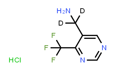 1,1-Dideutero-1-(4-trifluoromethyl-pyrimidin-5-YL)-methylamine hydrochloride