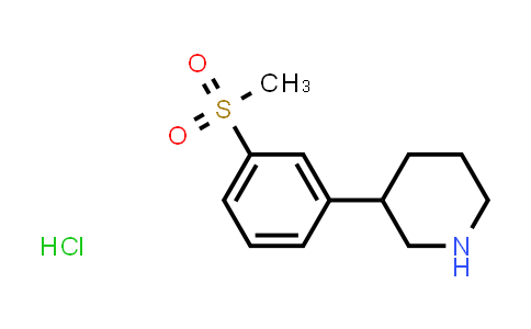 3-(3-Methanesulfonyl-phenyl)-piperidine hydrochloride