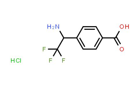 4-(1-aMino-2,2,2-trifluoro-ethyl)-benzoic acid hydrochloride