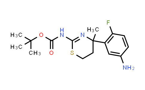 [4-(5-aMino-2-fluoro-phenyl)-4-methyl-5,6-dihydro-4H-[1,3]thiazin-2-YL]-carbamic acid tert-butyl ester