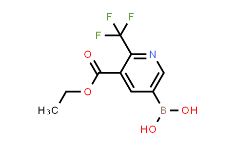 2-Trifluoromethyl-3-ethoxycarbonyl-pyridine-5-boronic acid