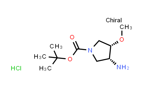 Cis-3-amino-4-methoxy-pyrrolidine-1-carboxylic acid tert-butyl ester hydrochloride