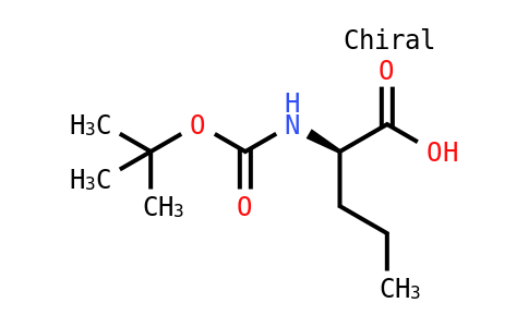 (R)-2-(叔丁氧羰基氨基)戊酸