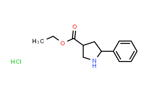 5-Phenyl-pyrrolidine-3-carboxylic acid ethyl ester hydrochloride
