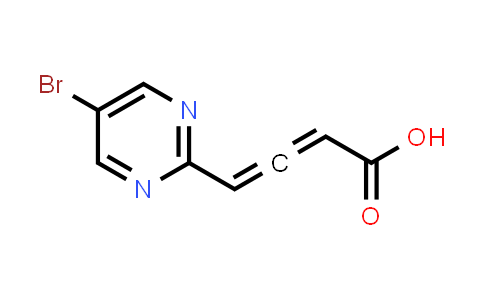 4-(5-Bromo-pyrimidin-2-YL)-buta-2,3-dienoic acid